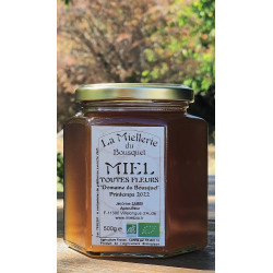 Miel Bio Fleurs de Printemps "Domaine du Bousquet" 2025 pot 500g