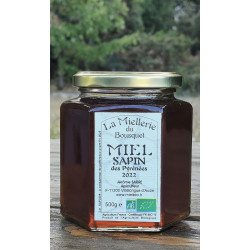 Miel de Sapin des Pyrénées Bio 2025 pot 500g