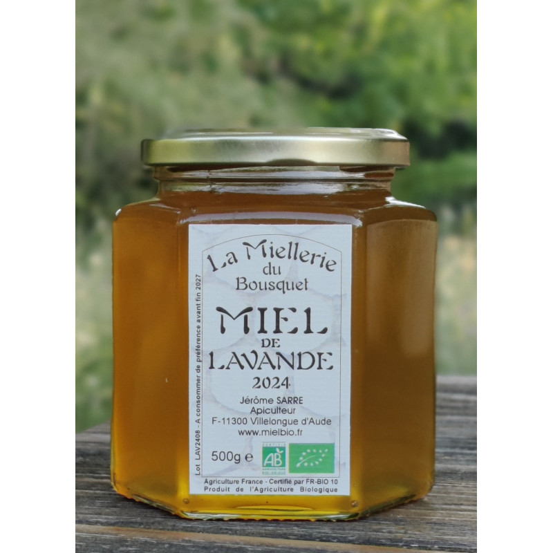Miel Bio de Lavande 2025 France pot 500g