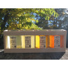 Coffret cadeau gourmand "4 couleurs" 4x140g de Miel Bio