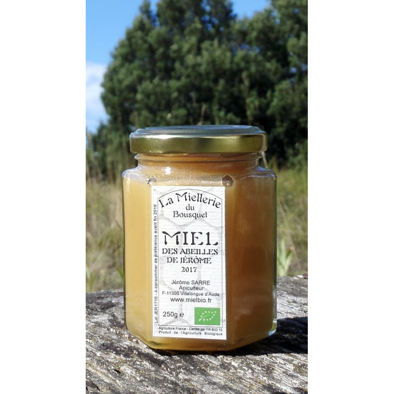 Miel Bio des Abeilles de Jérôme 2020 pot 250g