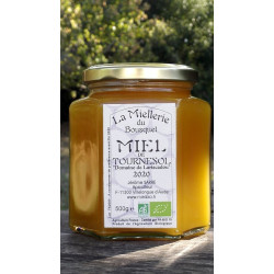 Miel Bio de Tournesol 2020 pot 500g