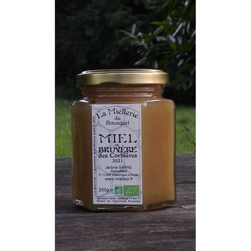 Miel Bio de Bruyère des Corbières 2021 250g
