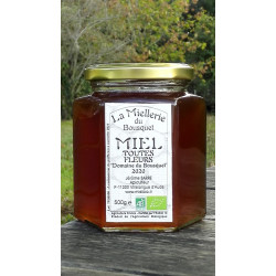 Miel Bio Toutes Fleurs de Printemps "Domaine du Bousquet" 2021 pot 250g