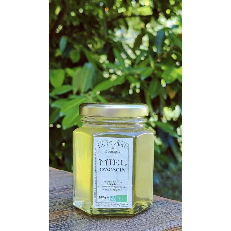 Miel d'Acacia France Bio 2022 pot 140g