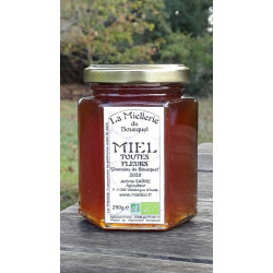 Miel Bio Toutes Fleurs de Printemps "Domaine du Bousquet" 2022 pot 250g