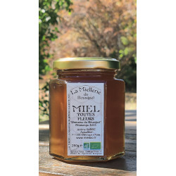 Miel Bio Toutes Fleurs de Printemps "Domaine du Bousquet" 2022 pot 250g