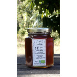 Miel Bio Fleurs du Piémont Pyrénéen 2022 pot 140g