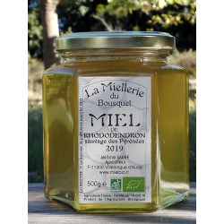 Miel de Rhododendron sauvage des Pyrénées 2022 Bio 500g