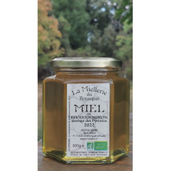 Miel de Rhododendron sauvage des Pyrénées 2022 Bio 500g