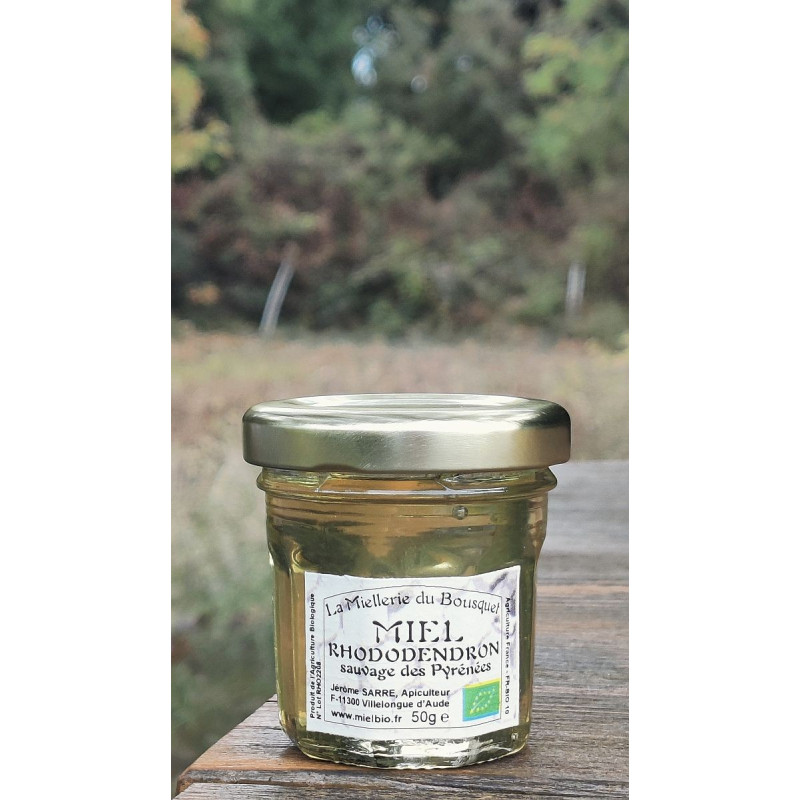 Miel de Rhododendron sauvage des Pyrénées Bio 50g