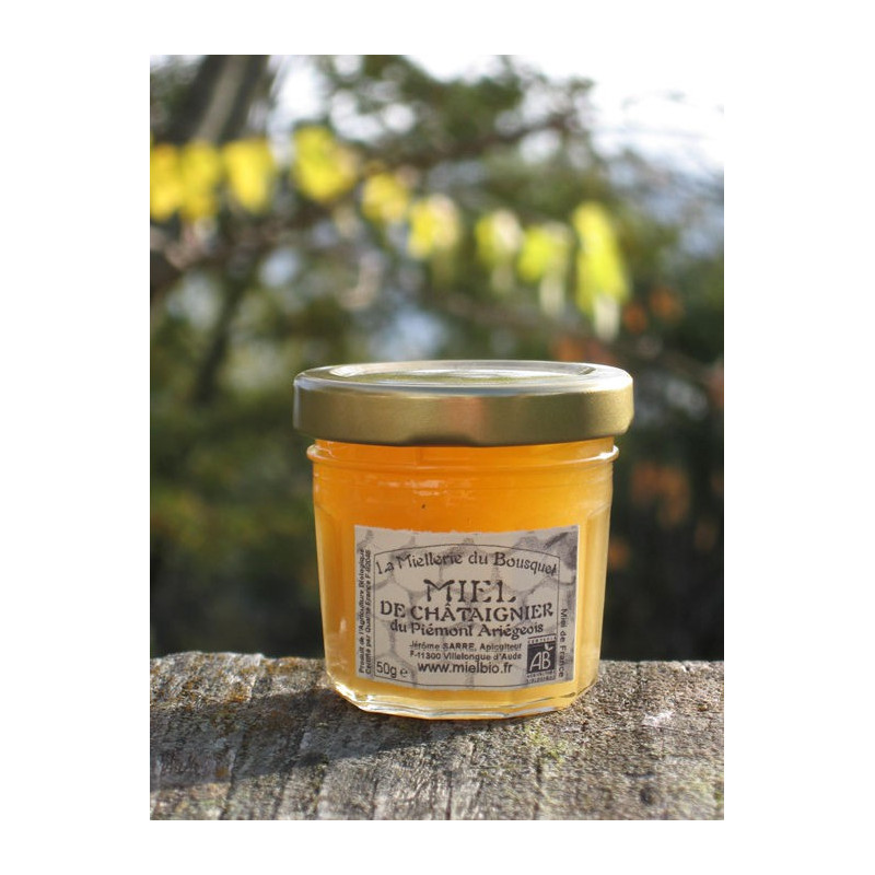 Miel de Châtaignier Bio 2022 en pots de 50g