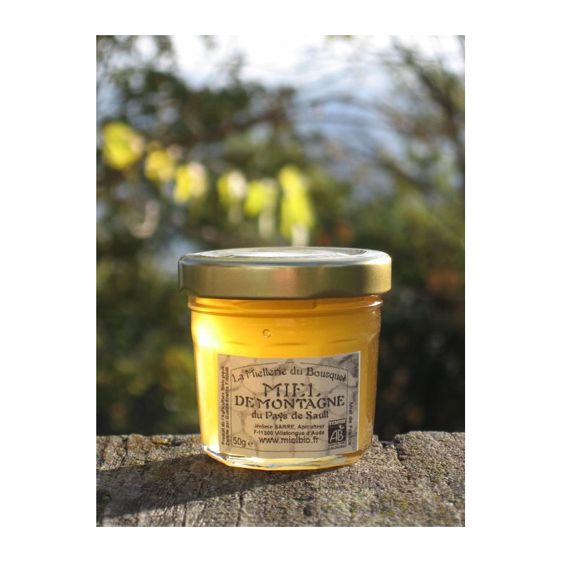 Miel de Montagne Bio en pots de 50g