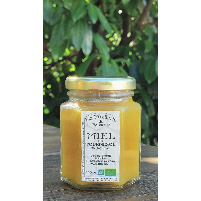 Miel Bio de Tournesol France 2022 pot 140g