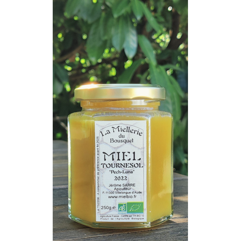 Miel Bio de Tournesol France 2022 pot 250g