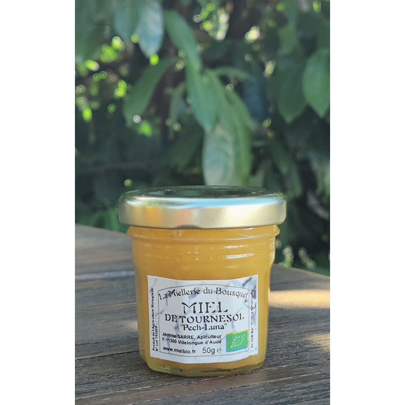 Miel de Tournesol Bio en pots de 50g